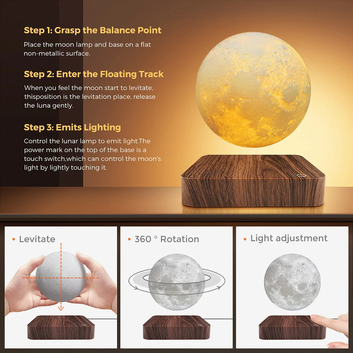 TopTierGadgets - Orbiting Lunar Light