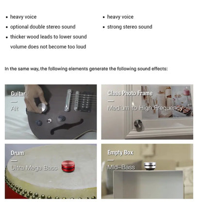 TopTierGadgets - Vibration Sound Speaker